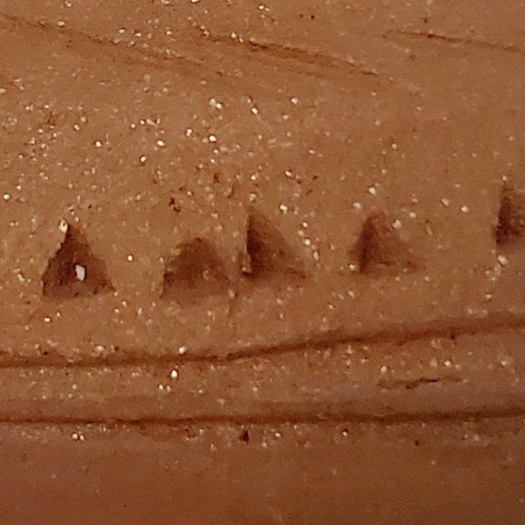 Vintage Terracotta Pottery Vessel Bowl Southwestern Geometric Navajo Design Boho - Picture 3 of 7